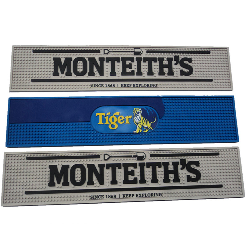 Soft Injection Bar Mats With Logos