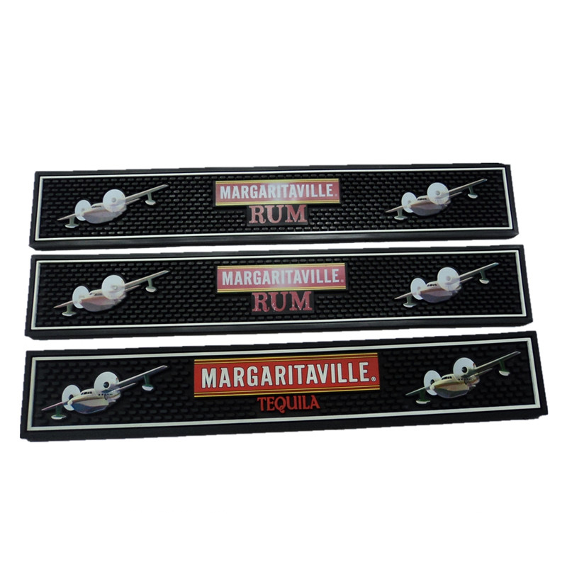 Sublimation Printed Logo Bar Rail Mats