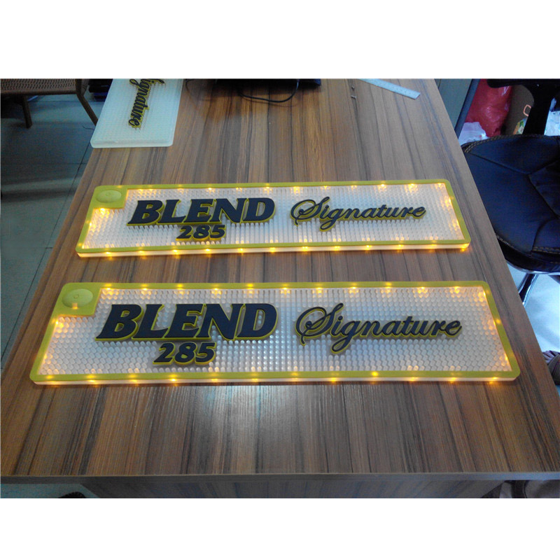 New Design Promotional LED Bar Mat