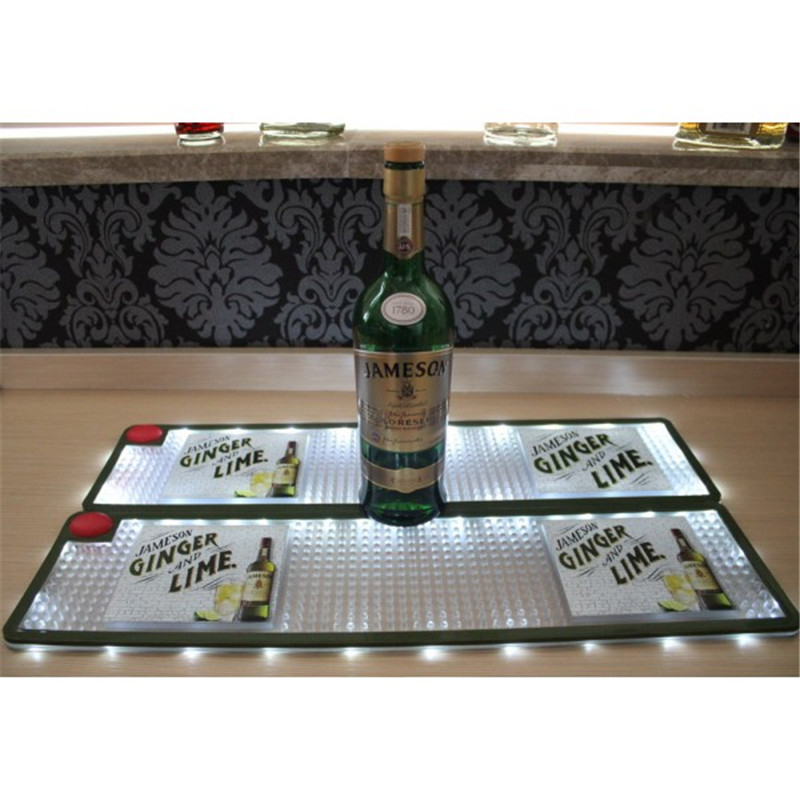 Flashing Custom Brands High Quality LED Bar Mat