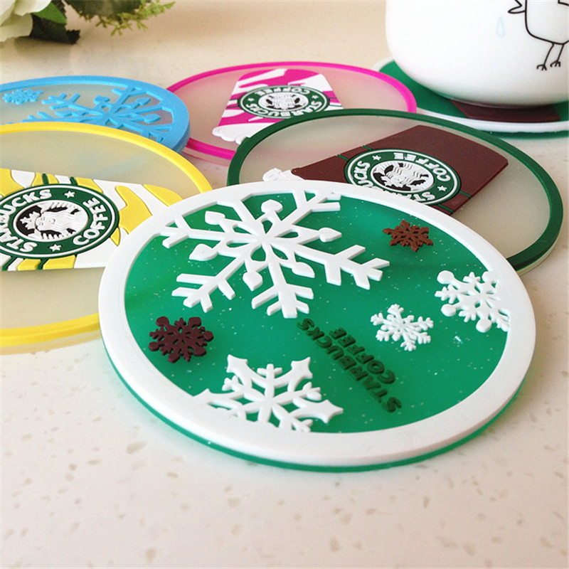 Environmental Custom Logo Cup Mat Coaster