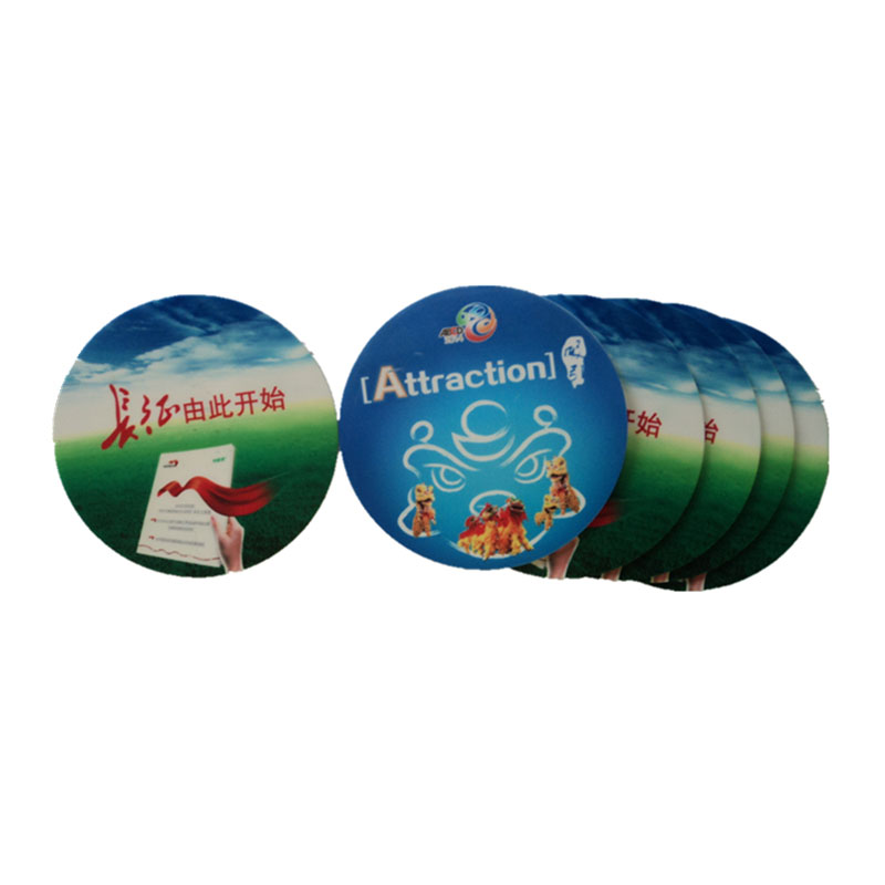 Promotional Hot New Full Color Printing Coaster title=