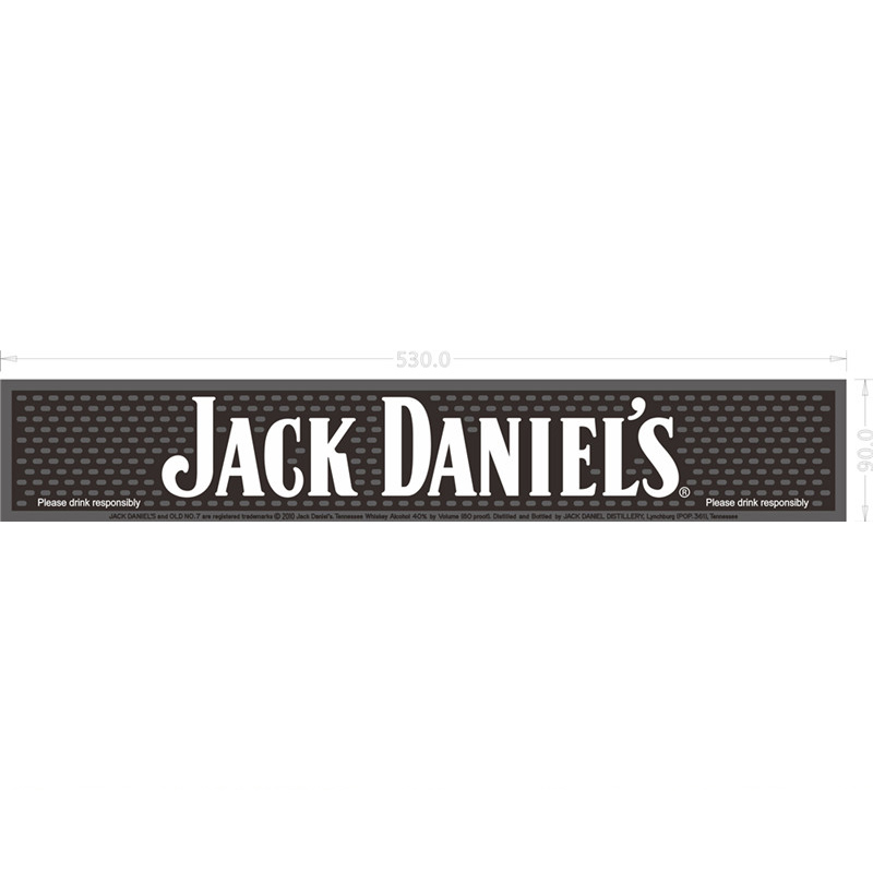 Jack Daniels Bar Mat title=