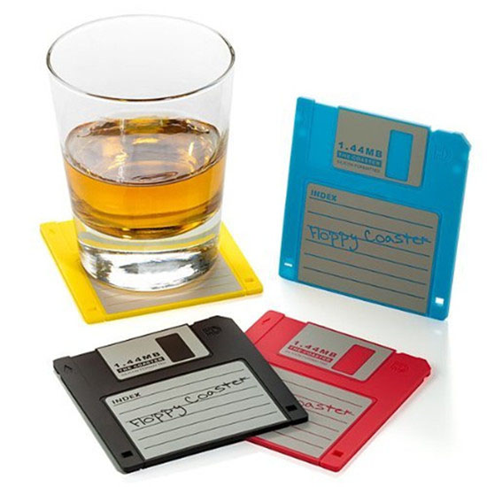 Floppy Disk Coasters title=