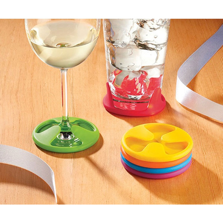 Wine Glass Coasters title=