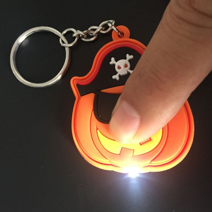 Custom PVC Rubber LED Keychain