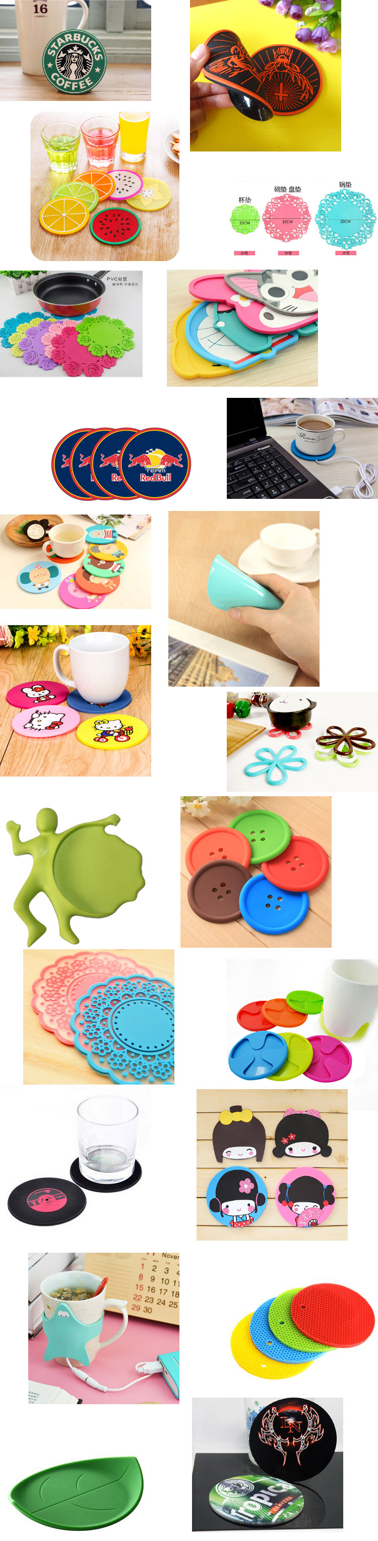 Drink Coasters With Holder