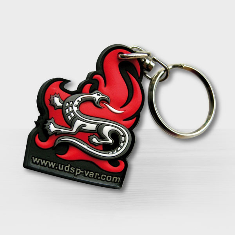 Custom Rubber Keychain With 3D Aspect 2