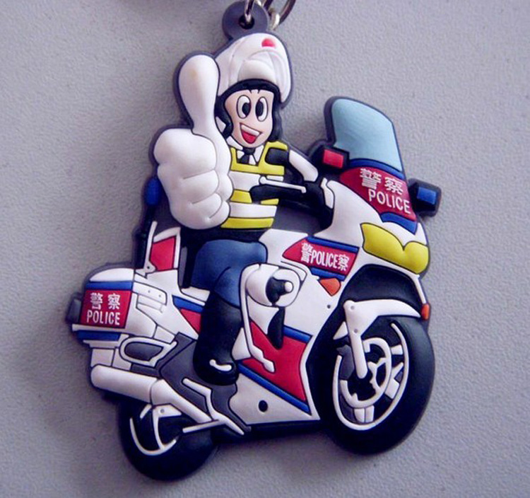 Custom Rubber Keychain With 3D Aspect 4