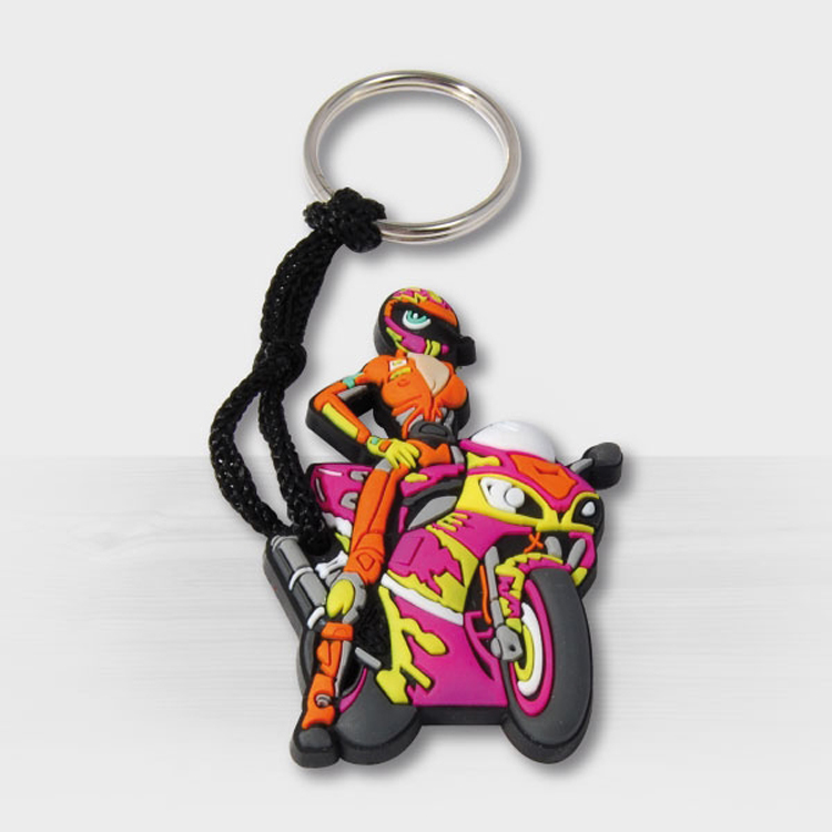 Custom Rubber Keychain With 3D Aspect 5