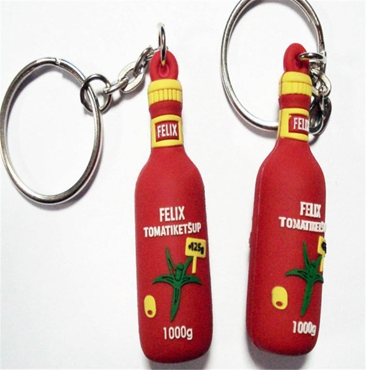 Full 3D Custom PVC Rubber Keychain 6