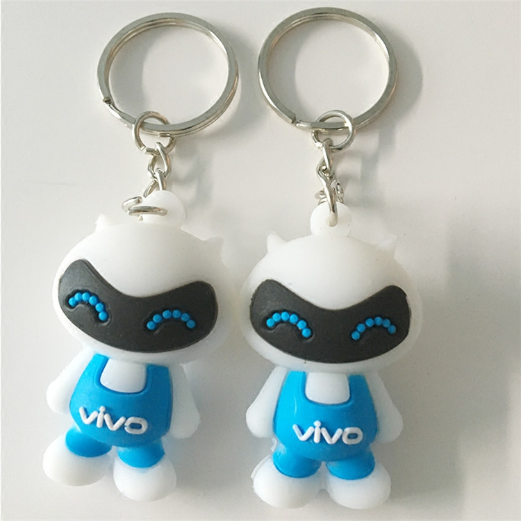 Full 3D Custom PVC Rubber Keychain 14