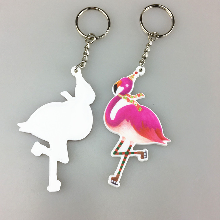 Full Color Printing Custom PVC Rubber Keychain 3