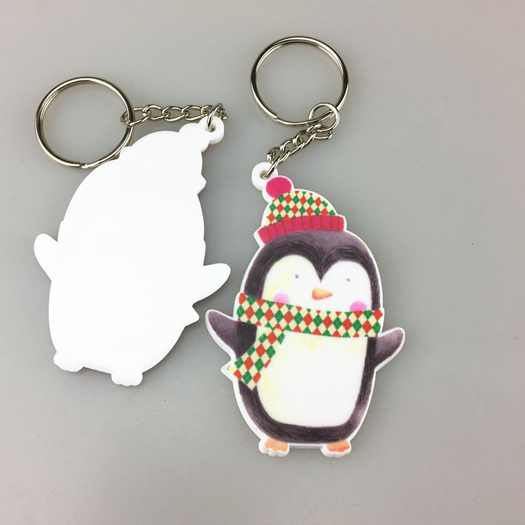 Full Color Printing Custom PVC Rubber Keychain 4