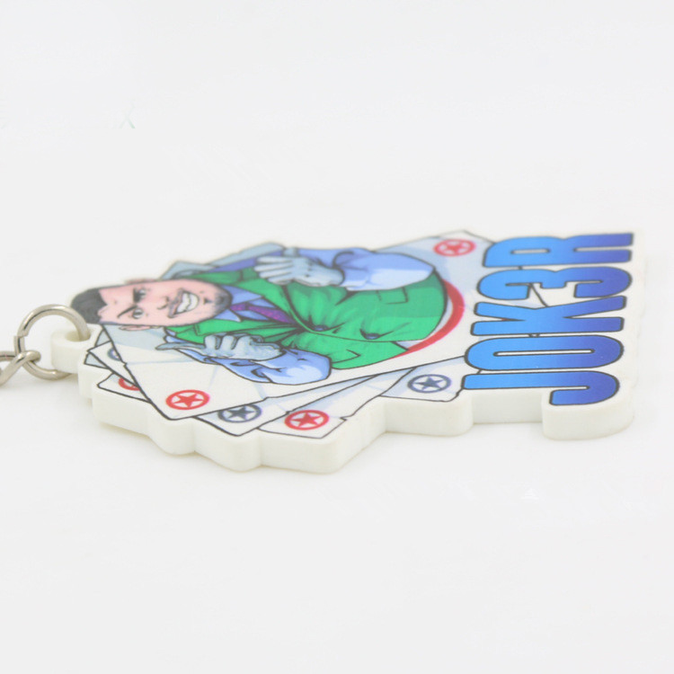 Full Color Printing Custom PVC Rubber Keychain 11