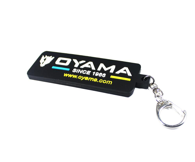 Double Sided Custom PVC Rubber Keychain