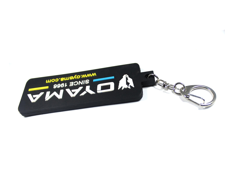 Double Sided Custom PVC Rubber Keychain 2