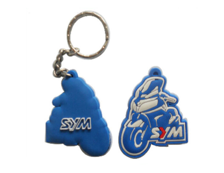 Double Sided Custom PVC Rubber Keychain 5