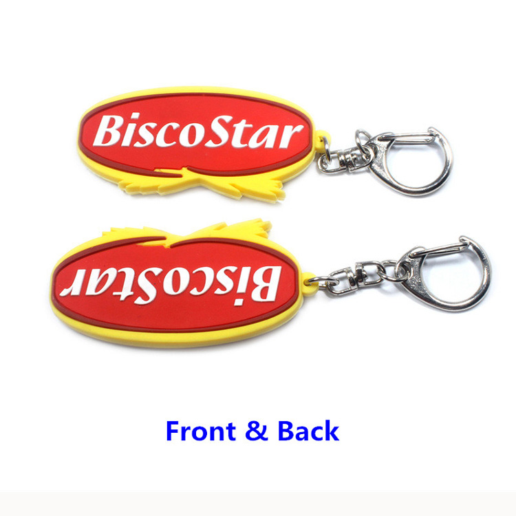 Double Sided Custom PVC Rubber Keychain 7