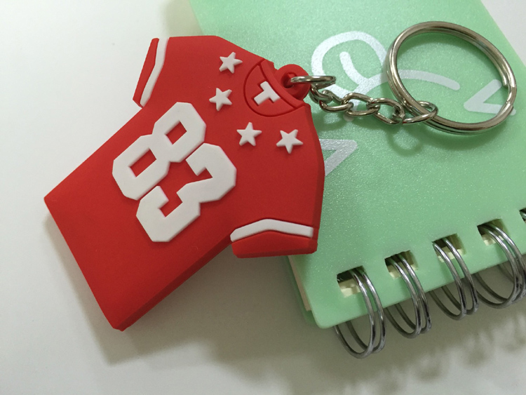 Double Sided Custom PVC Rubber Keychain 9