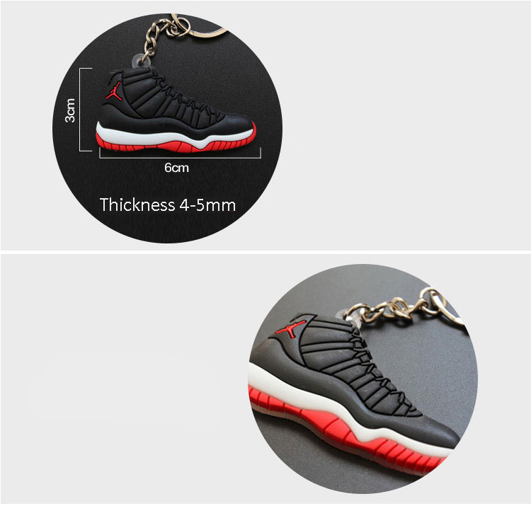 Custom PVC Rubber Shoes Keychain 1