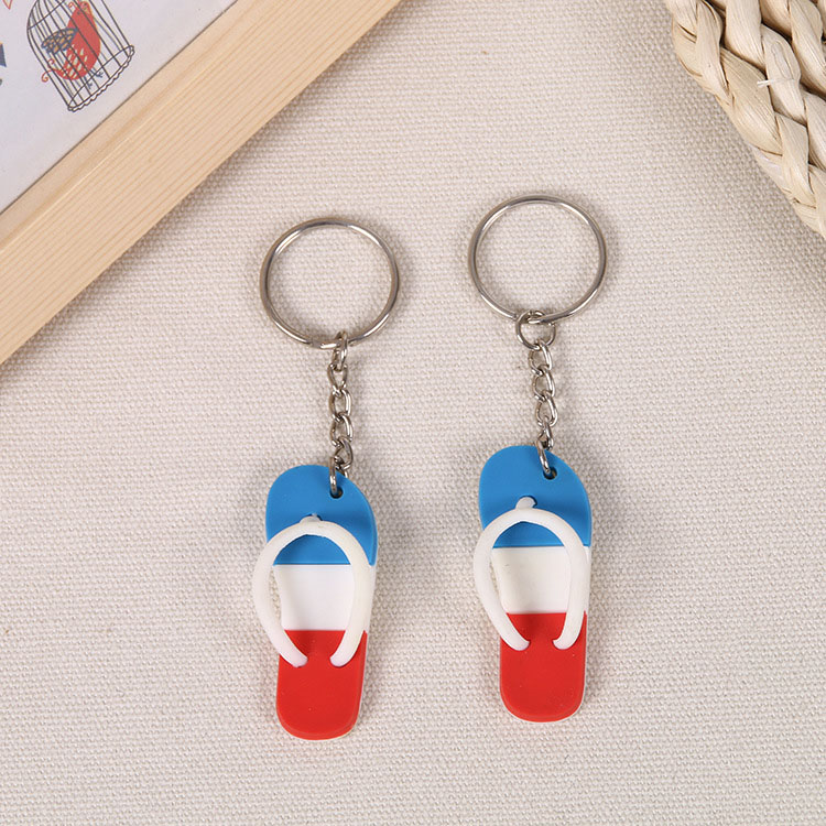 Custom PVC Rubber Shoes Keychain 13