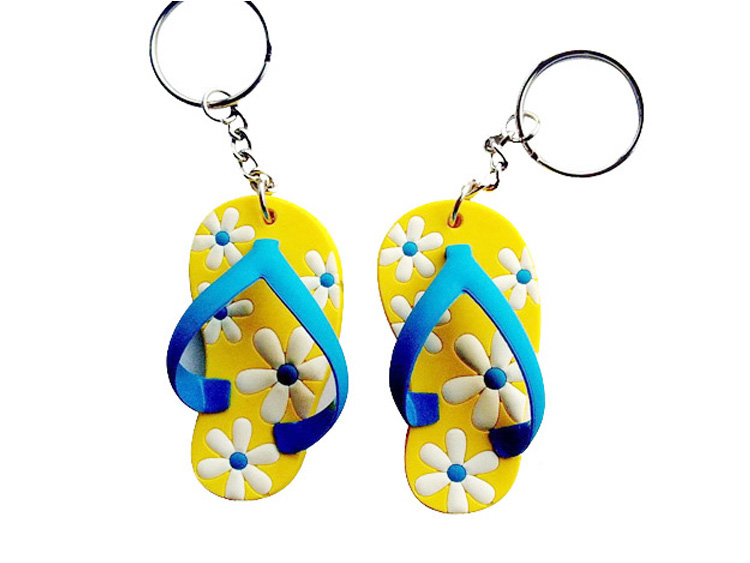 Custom PVC Rubber Shoes Keychain 14