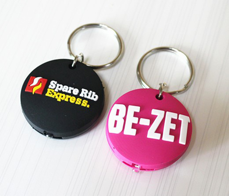 Custom PVC Rubber LED Keychain 4