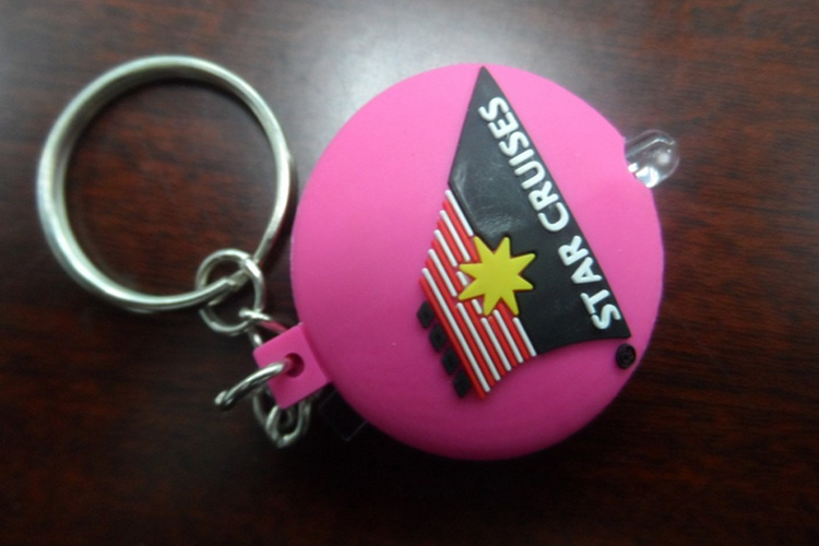 Custom PVC Rubber LED Keychain 6