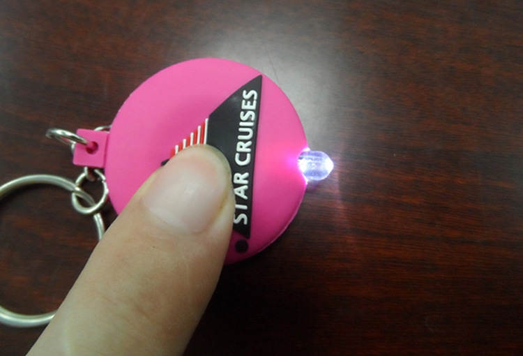 Custom PVC Rubber LED Keychain 8