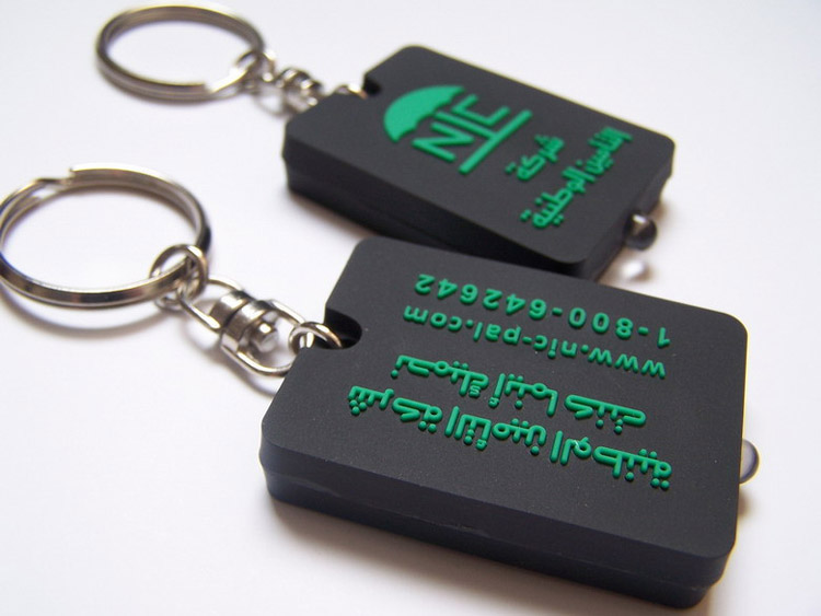 Custom PVC Rubber LED Keychain 9