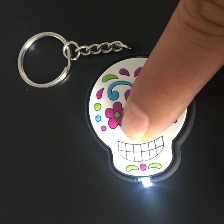 Custom PVC Rubber LED Keychain 15